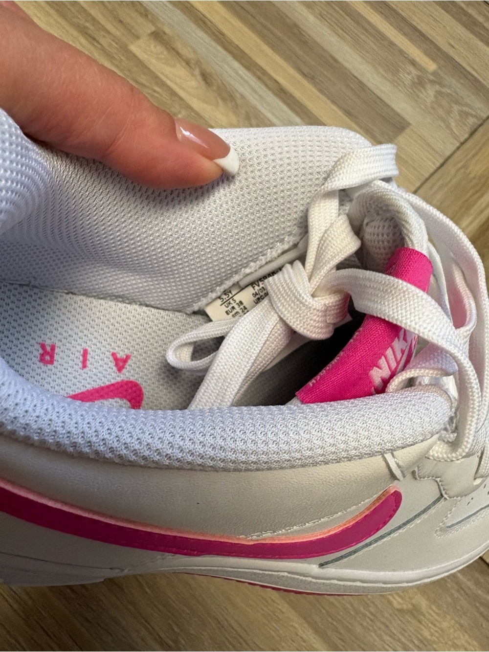 Nike Air Force 1 - pink & white - Picture 4 of 4